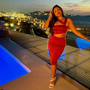 Sexy cut out party dress